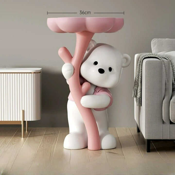 Polar Paw Sculptural Modern Side Table - Image 4
