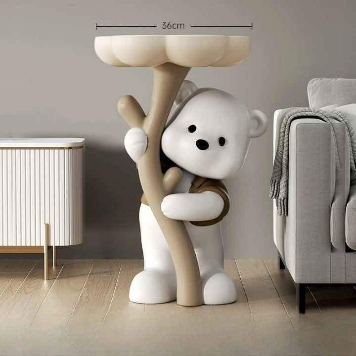 Polar Paw Sculptural Modern Side Table - Image 5