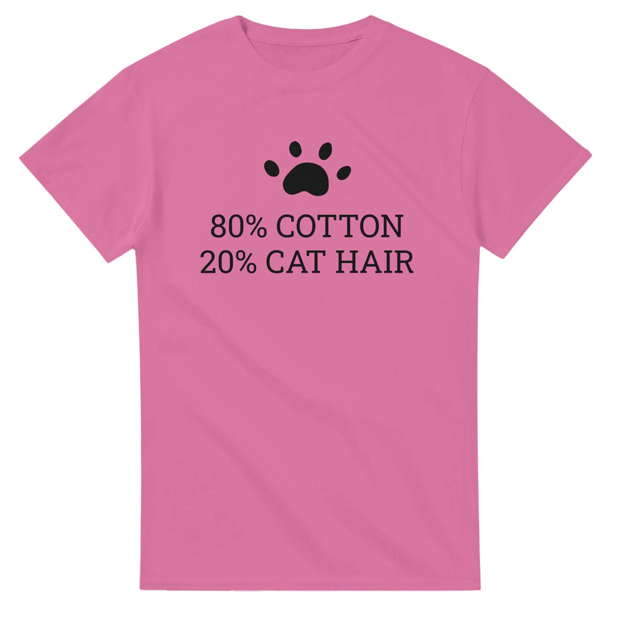 80% Cotton 20% Cat Hair Creative T-Shirt - Image 7