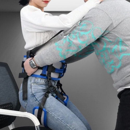 Secure Lift Body Support Patient Transfer Strap Belt - Image 0