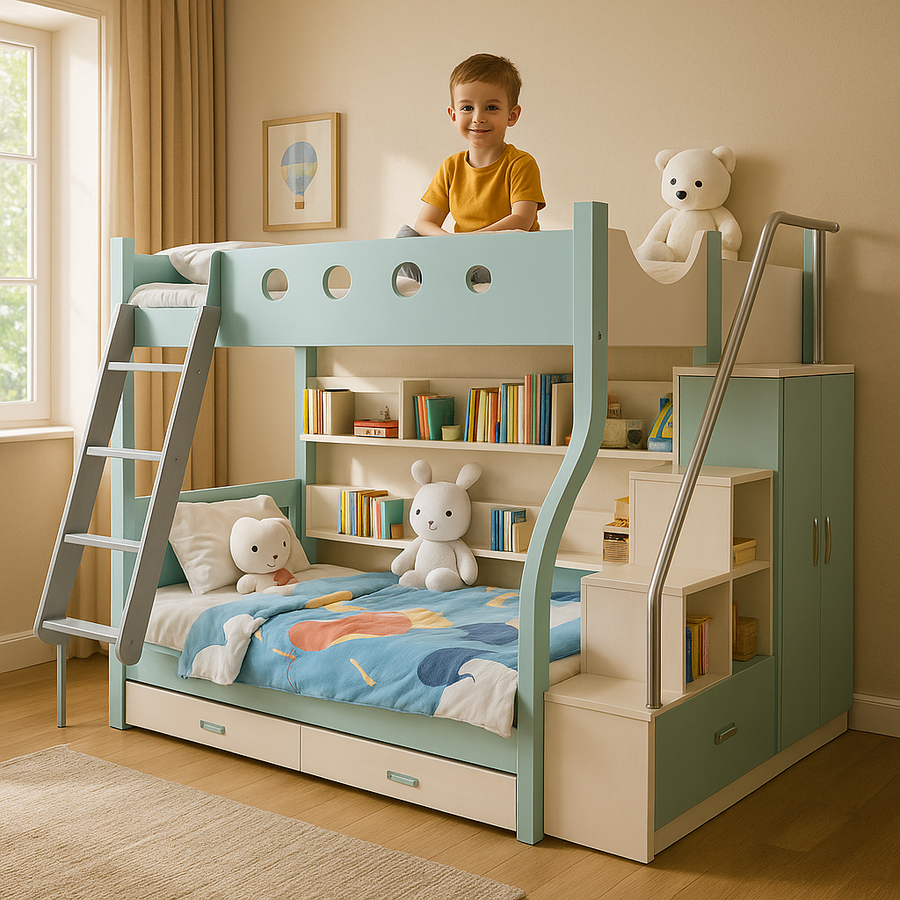Magical Playroom Wonderland Kids Bunk Bed - Image 3