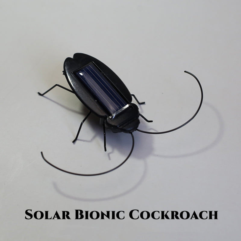 Mini Solar-Powered Cockroach Toy - Image 1
