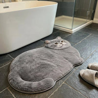 Chubby Cat Quick Dry Bath Mat - Image 0
