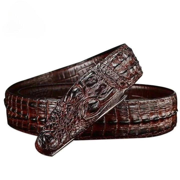 Alligator Bold Texture Elegant Men Belt - Image 5