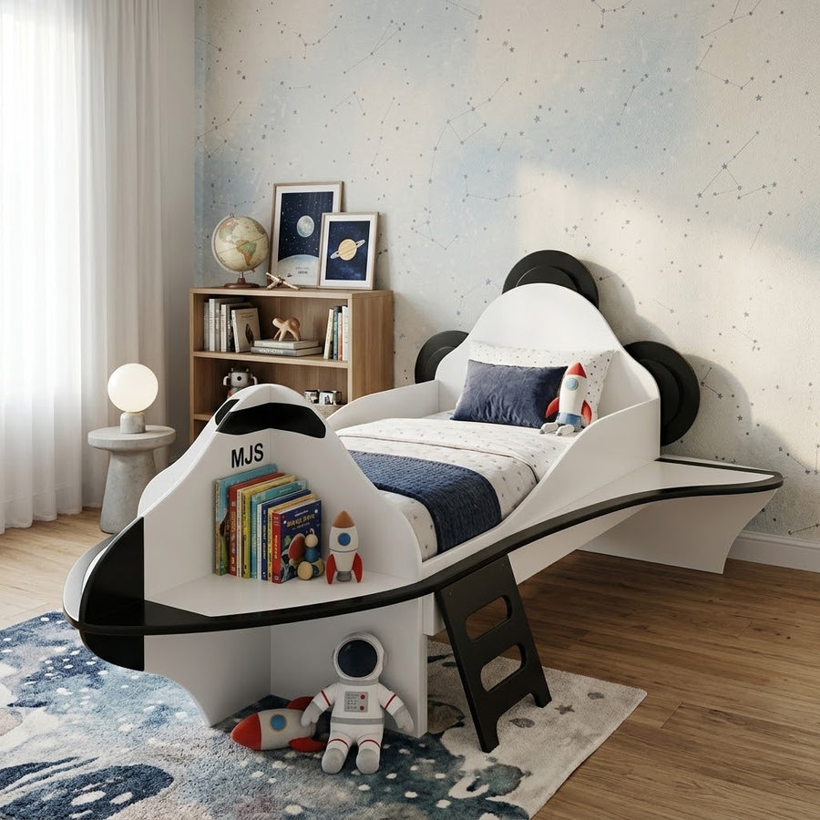 Star Cruiser Rocket Ship Kids Bed Frame