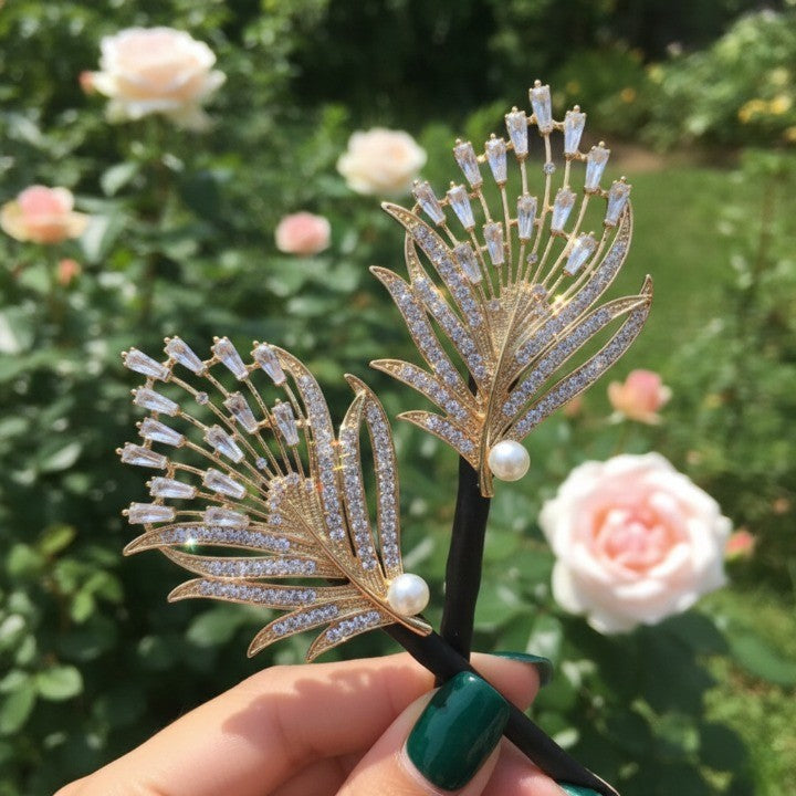 Aurora Feather Wing Hair Clip - Image 5