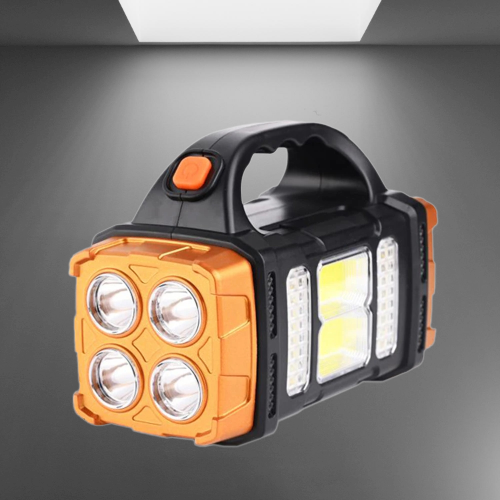 Solar Blast Powerful Power Bank LED Flashlight - Image 0