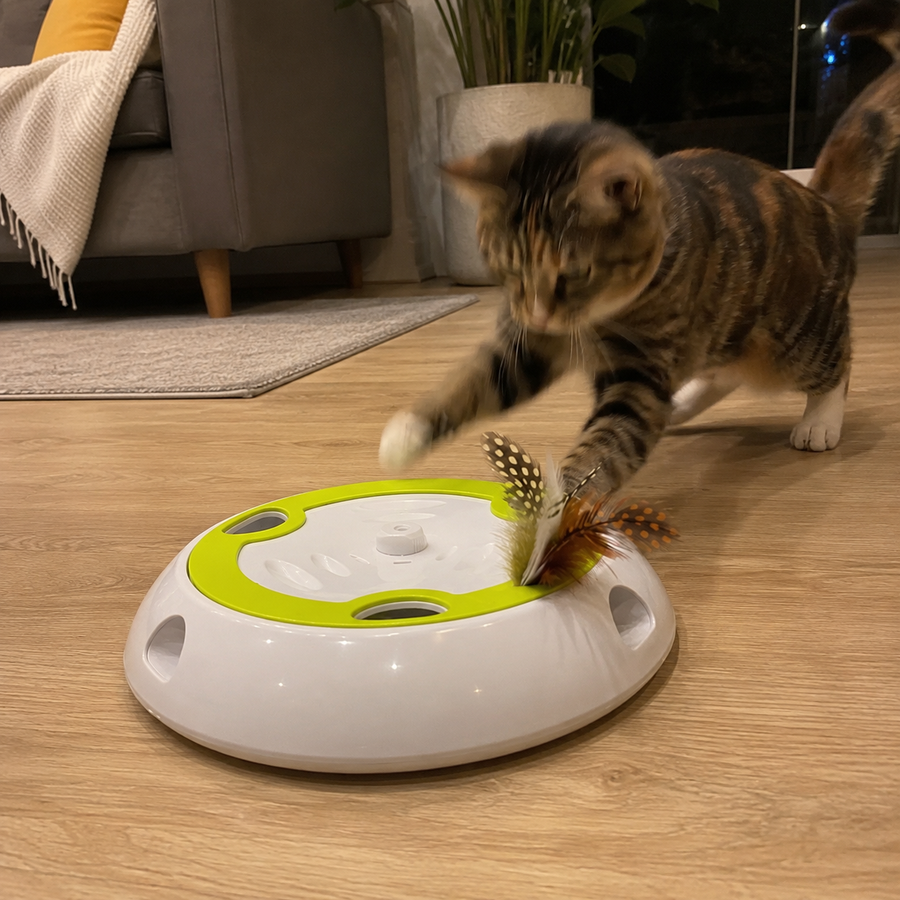Sneak Attack Smart Pop-Up Interactive Cat Teaser Toy