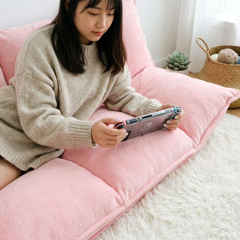 Adjustable Foldable Legless Lounge Sofa - Image 4