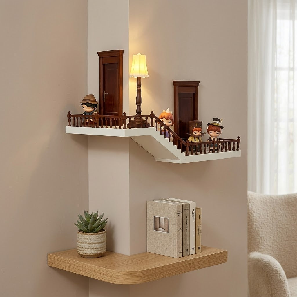 Dream Stairway Miniature Corner Display Shelf - Image 3