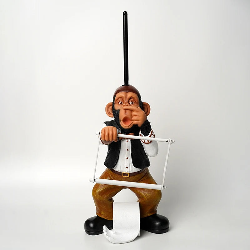 Monkey Toilet Paper Holder - Image 3
