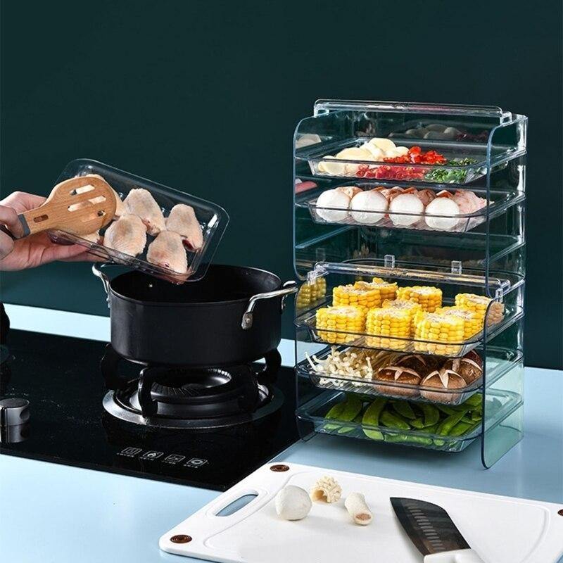 Multi-Layer Stackable Kitchen Storage Rack - Image 5