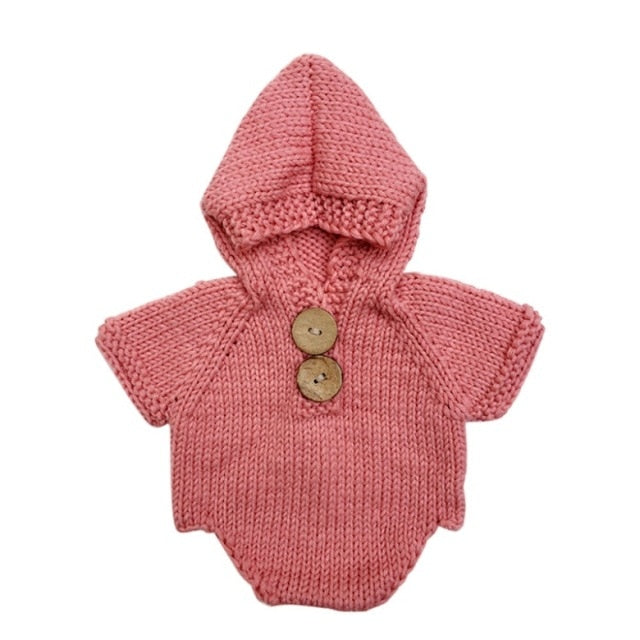 Newborn Baby Crochet Romper Knit Costume - Image 8