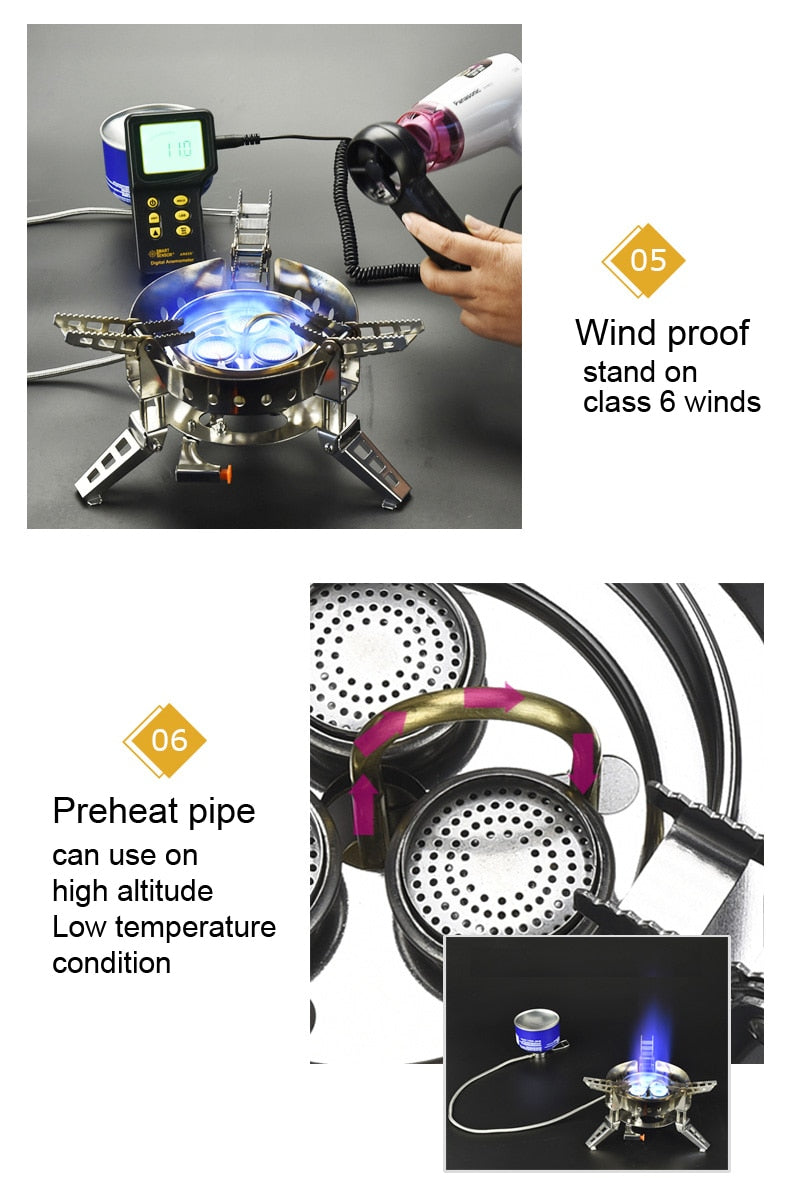 Portable Camping Foldable Gas Stove - Image 10