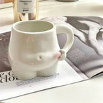 Big Belly Fat Ceramic Coffee Mug