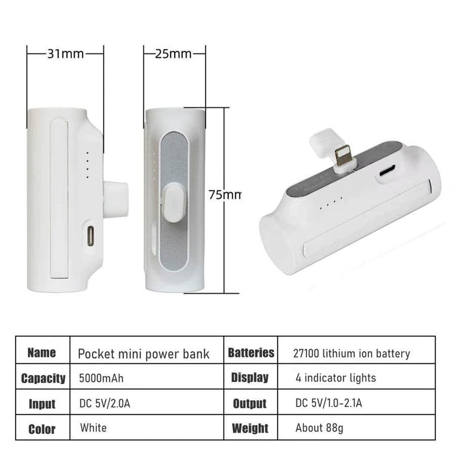 Pocket Power Mini Power Bank Phone Holder - Image 9