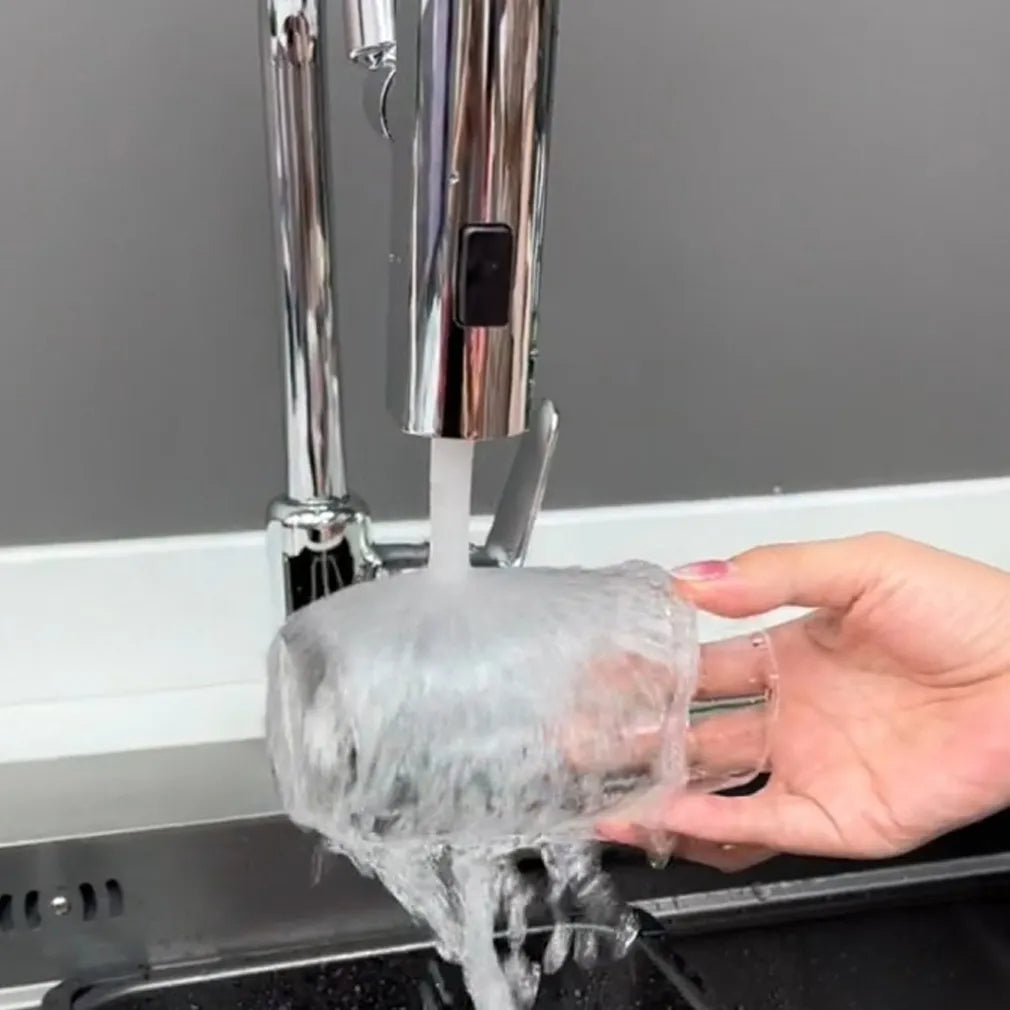 Universal Rotating Waterfall Sink Faucet Extension