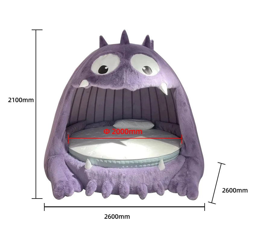 Giant Monster Cozy Plush Oversized Bed - Image 12