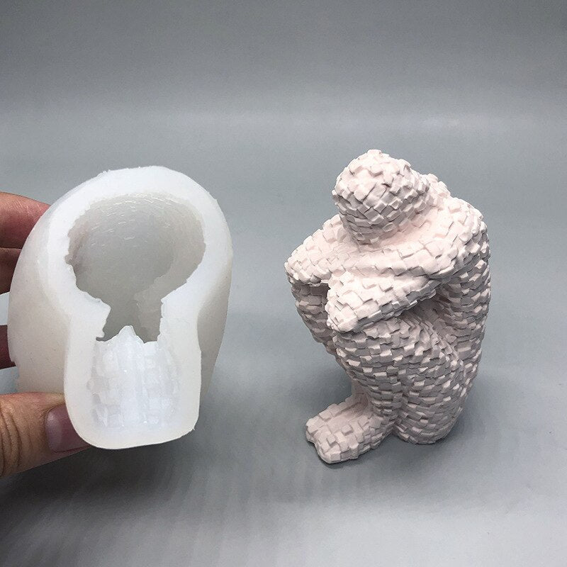 Handmade Thinking About Life Candle Mold - Image 6