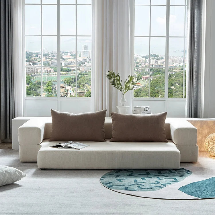 Modular Sectional Home Three-Seater Convertible Sofa Bed - Image 3