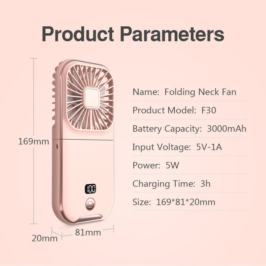 Portable Rechargeable Magic Phone Holder Cooling Fan - Image 3