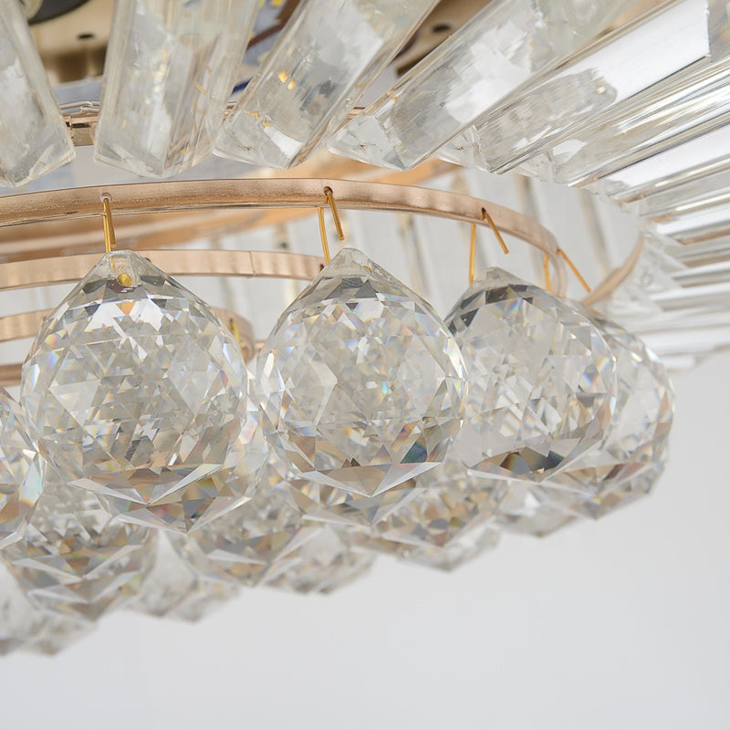 Melody Glow Crystal LED Ceiling Fan Speaker Lamp - Image 2