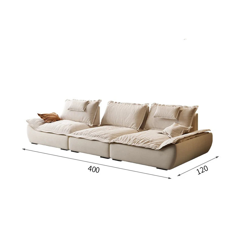 Ultra-Wide Italian Design Adjustable Backrest Sofa - Image 4