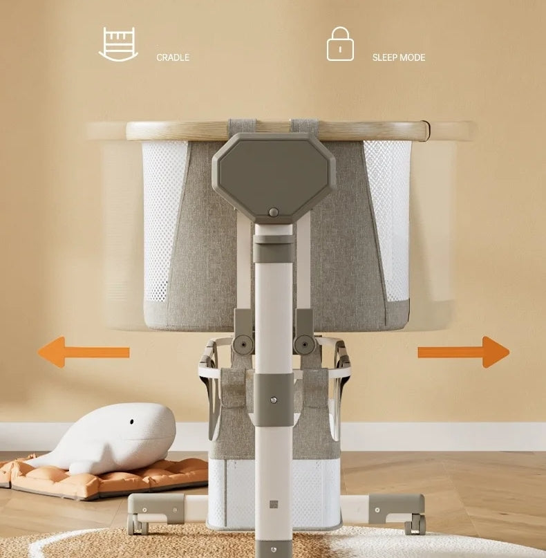 Smart Bedside Remote Control Multifunctional Baby Crib - Image 2