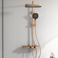 Golden Mist Dual-Mode Rainfall Shower Set - Image 1