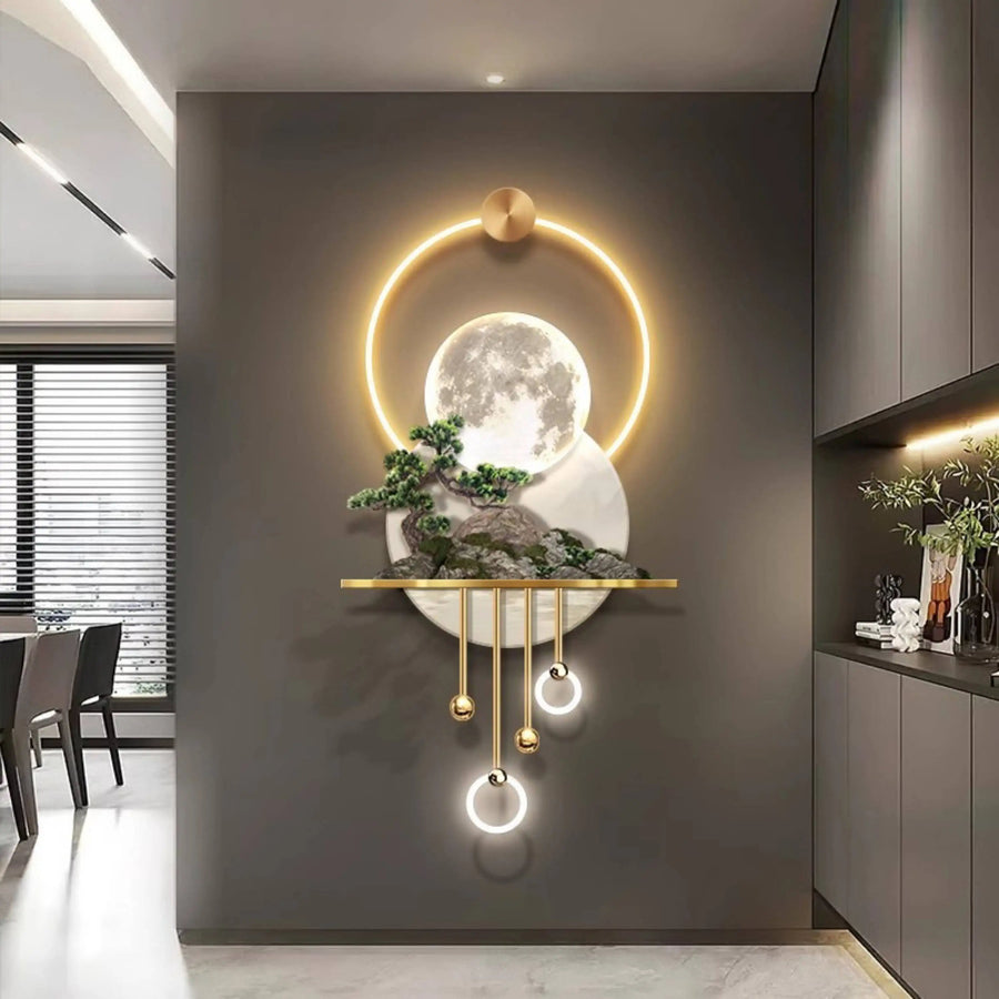 3D Tropical LED Artistic Trıopical Wall Lamp - Image 3