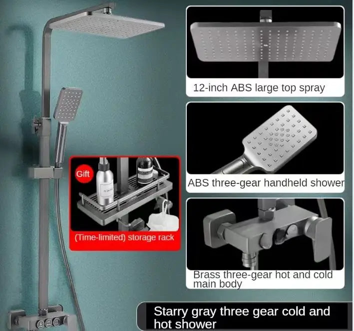 Smart Thermostatic Digital LCD Bidet Sprayer Elegant Shower Set - Image 5