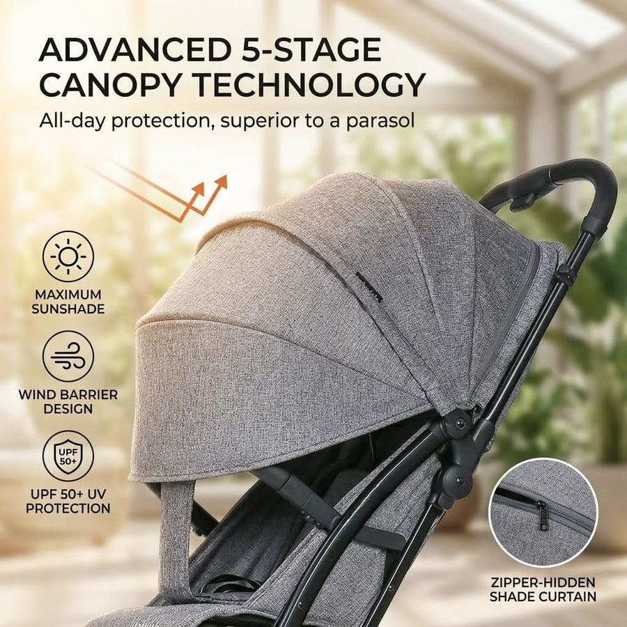 Foldable Light Weight Baby Stroller - Image 1