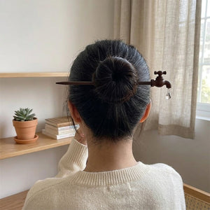 Water Drop Faucet Hair Stick - Image 0
