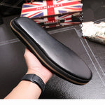 Japanese Style Casual Leather Slip-on Shoe