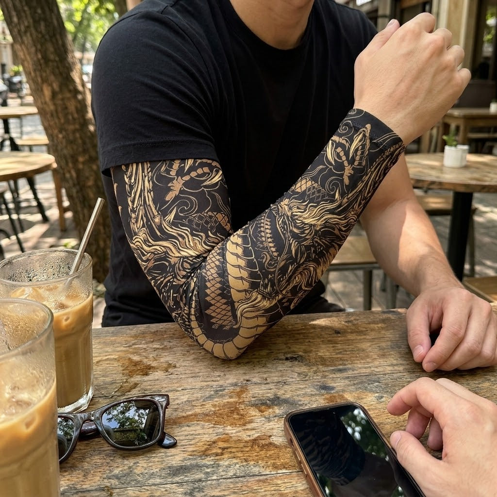 Wild Print Quick-Dry Cooling Arm Sleeves - Image 2