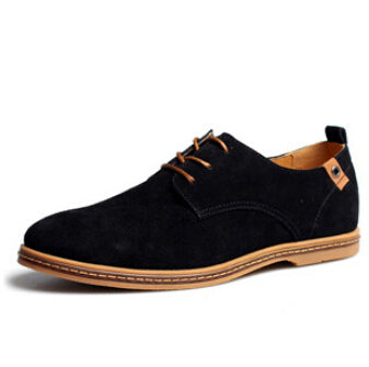 Real Suede Leather Oxford Formal Dress Shoes - Image 2