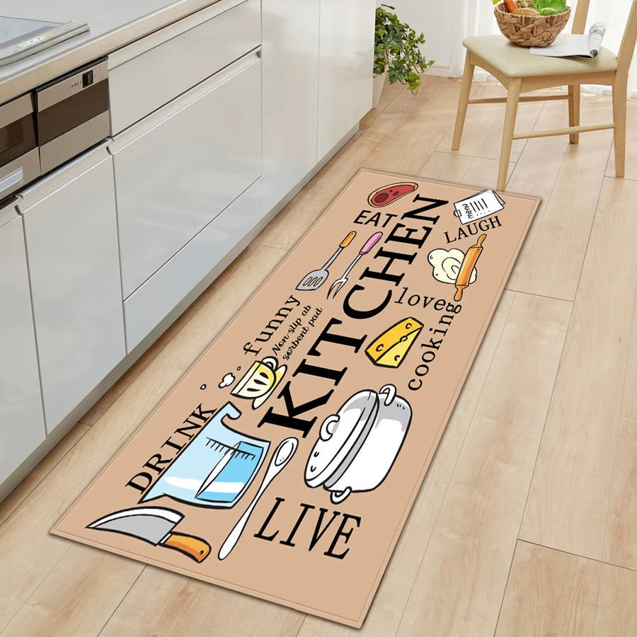 Stylish Non-Slip Laundry Room Floor Mat - Image 4