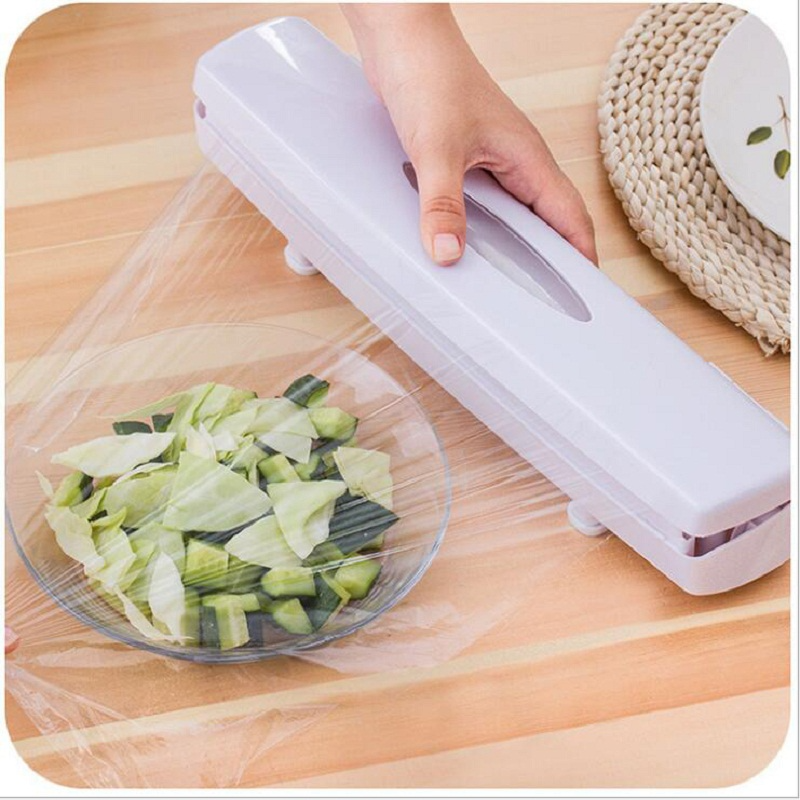 Wraptastic Plastic Food Wrap Dispenser Gadget