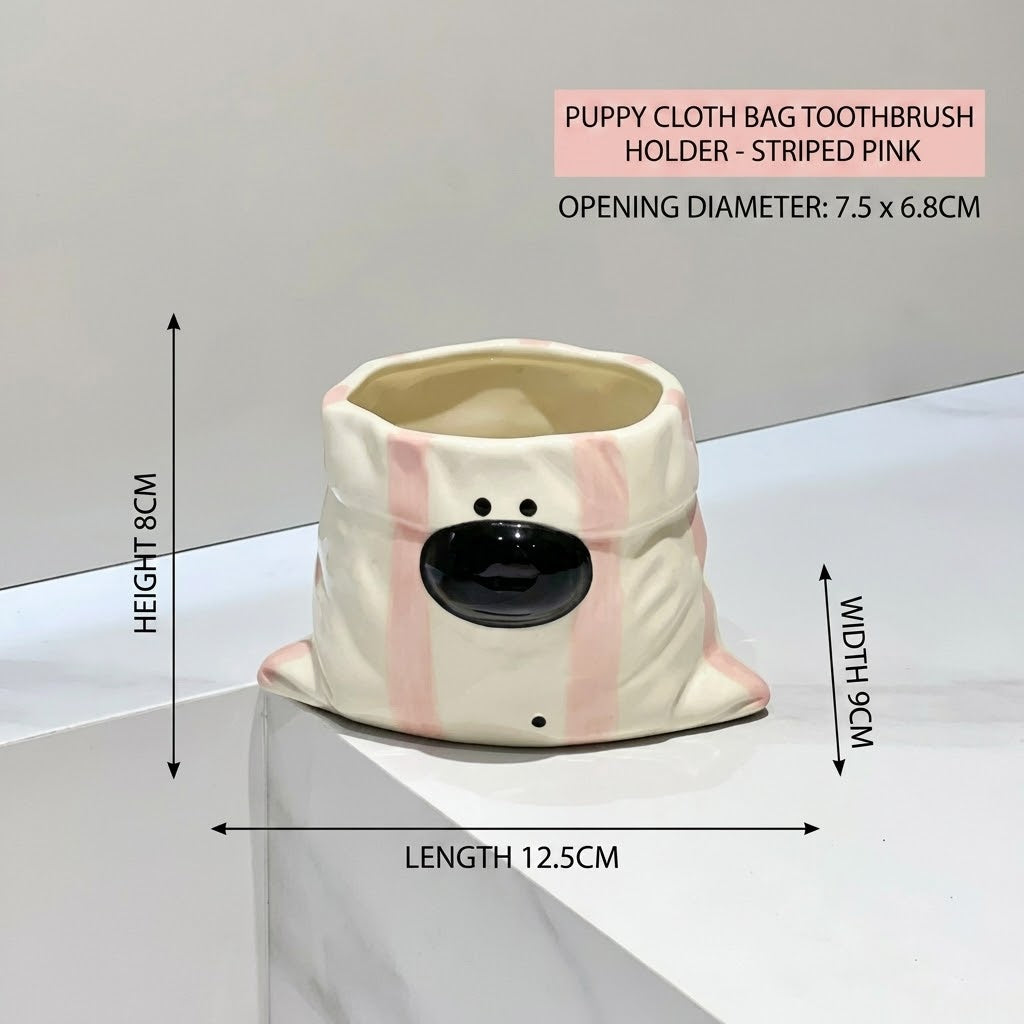 Puppy Bite Ceramic Snack Bowl Cup - Image 6