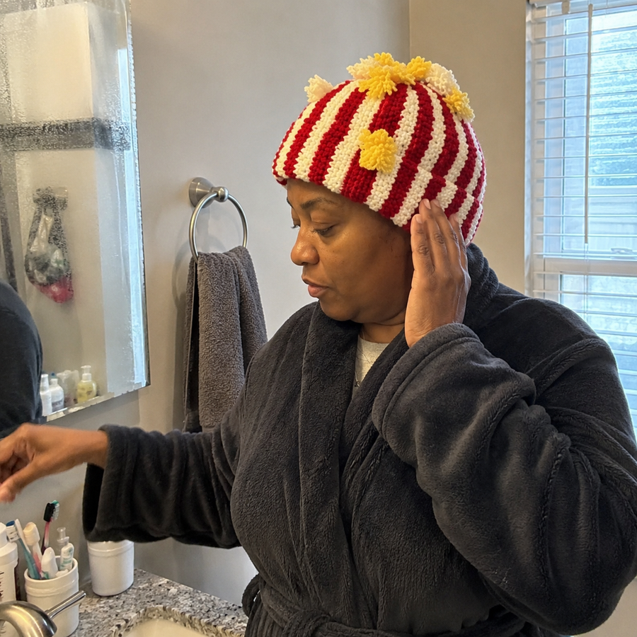 Movie Night Popcorn Bucket Hat