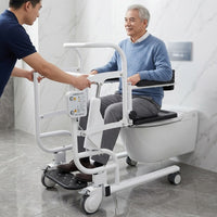 Caregiver Electric Patient Transfer Commode Chair - Image 1