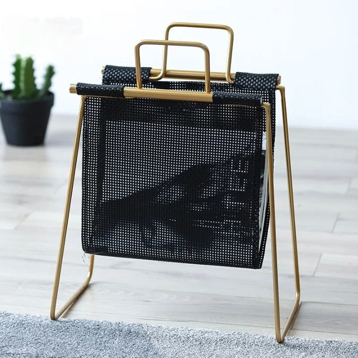 Elegant Minimalist European Floor Magazine Organizer - Image 2
