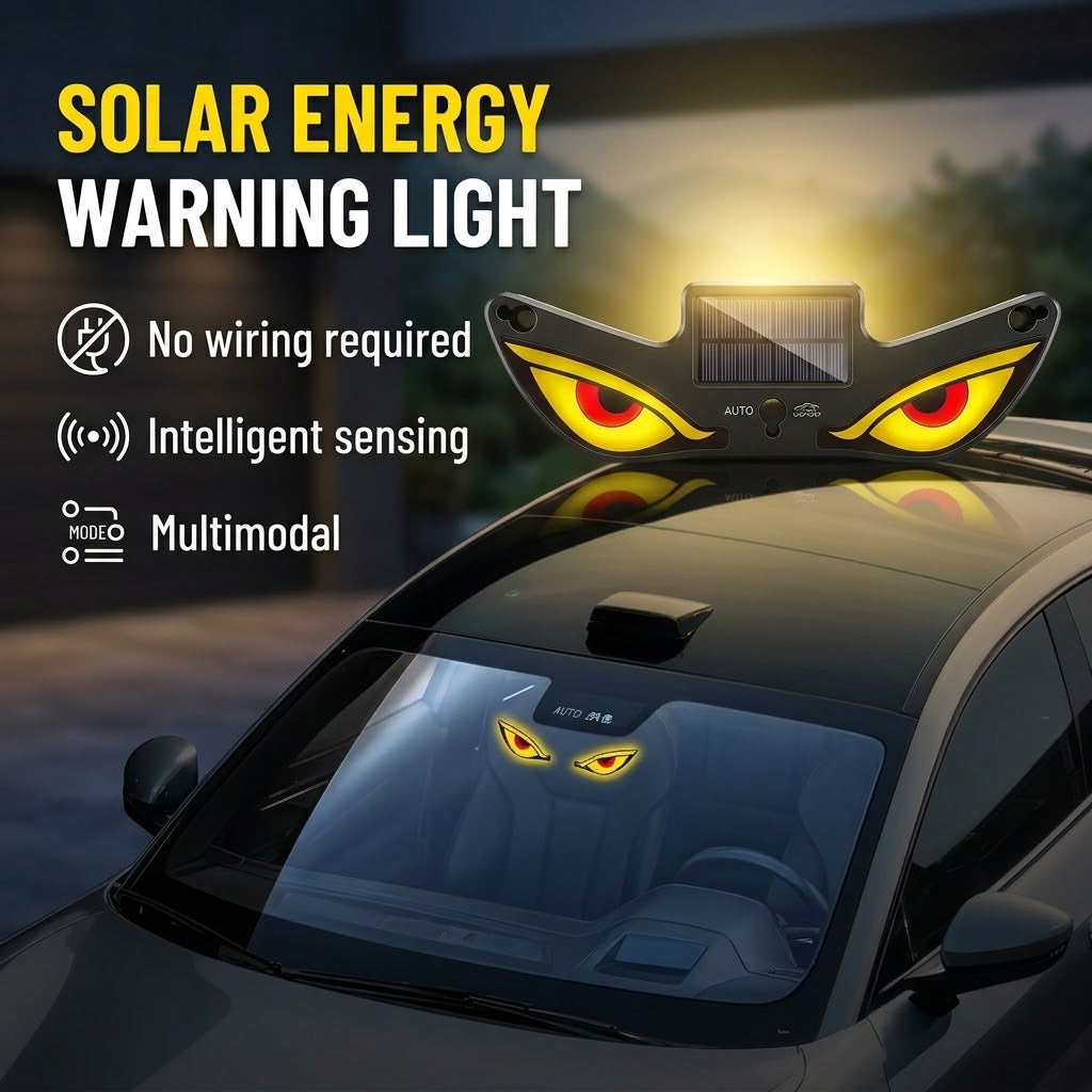 Predator Eye Solar LED Dynamic Car Warning Light - Image 2