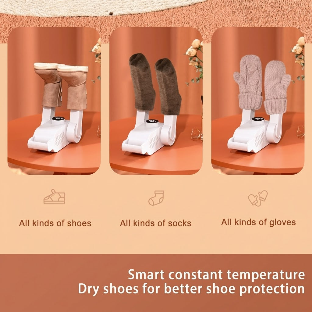 Boot & Go Quick-Heat Foldable Shoe Dryer - Image 1