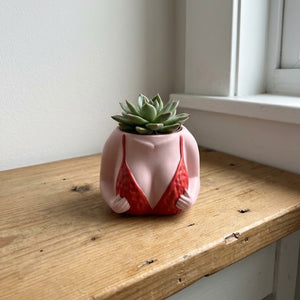 Beach Body Bikini Plant Pot
