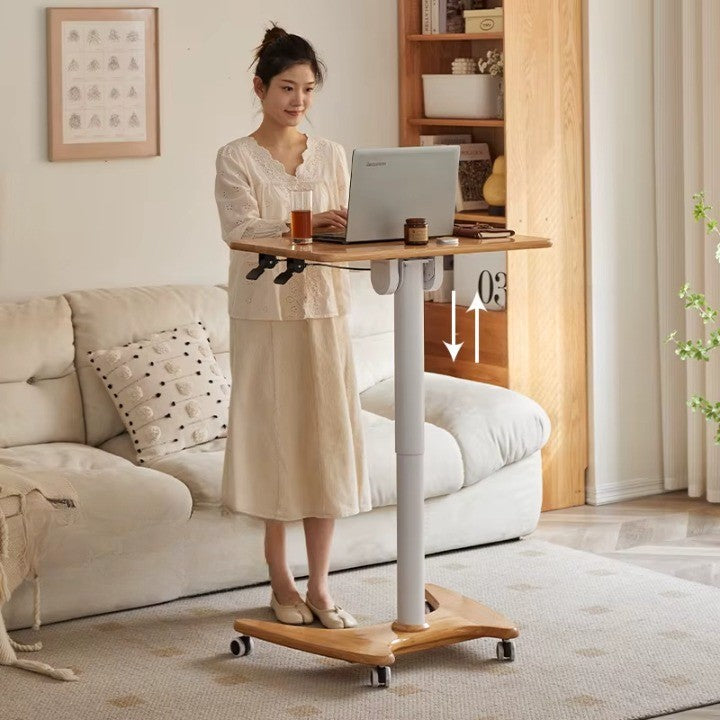 Work Everywhere Ergonomic Adjustable Rolling Desk - Image 2
