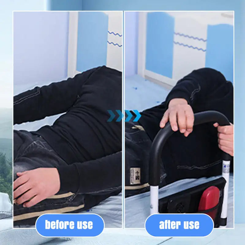 Height-Adjustable Elderly Bedside Anti-Fall Protection Tool - Image 3