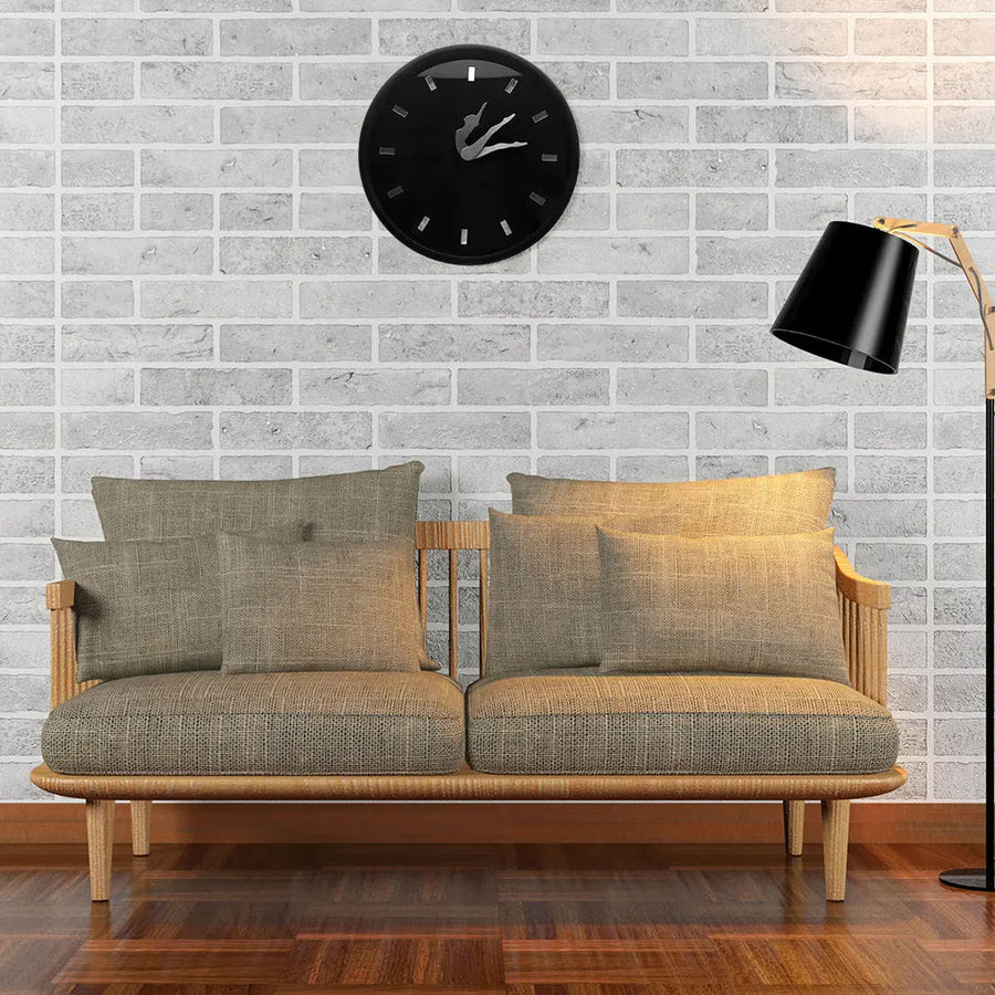 Dancing Ballerina Artsy Modern Wall Clock - Image 2