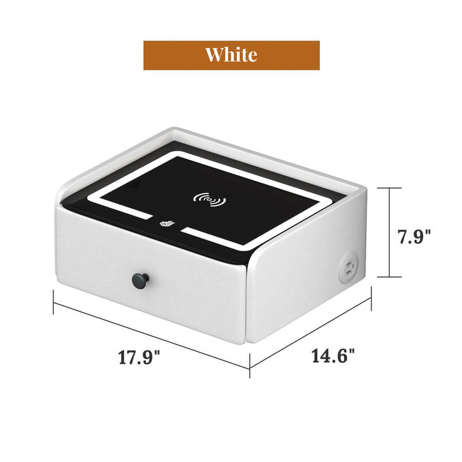 Power Multimedia Hub Wireless Charging Smart Side Table - Image 3
