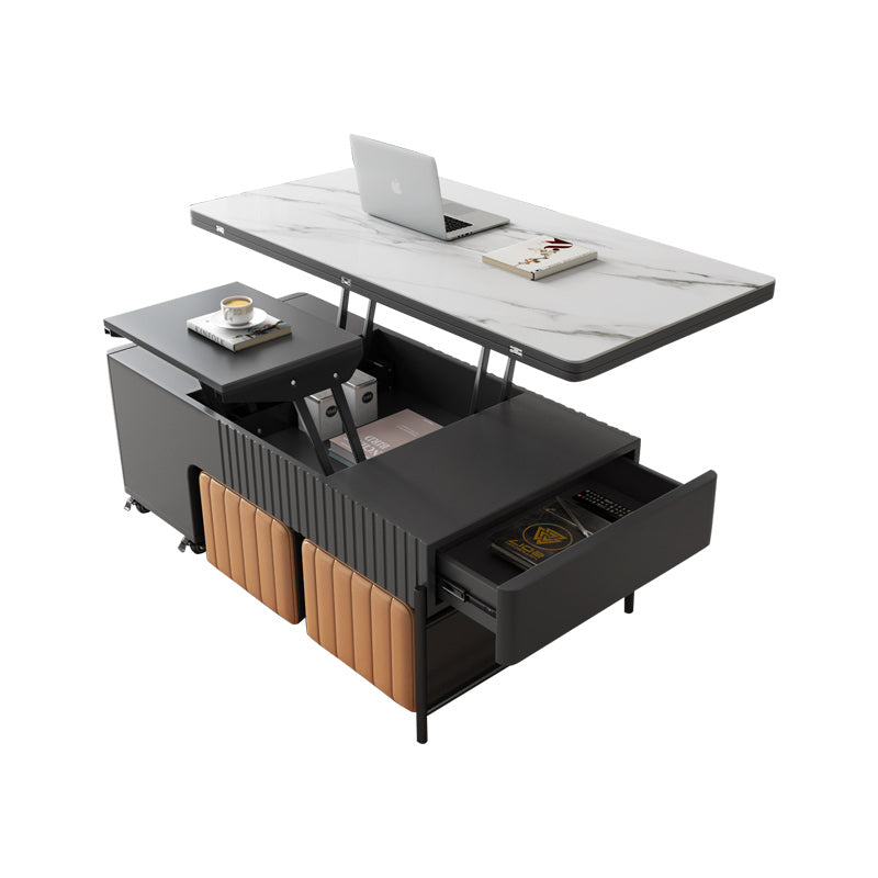 Space Saver Nordic Convertible Foldable Coffee Table - Image 5